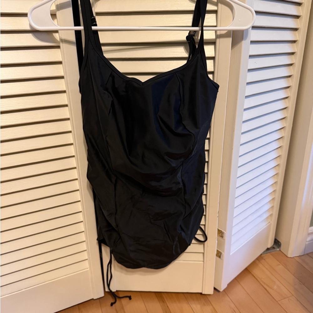 Panache Black Tankini Top